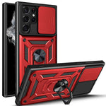 Spacecase Camring Galaxy S22 Ultra red