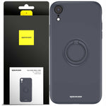Spacecase Silicone Ring iPhone Xr black