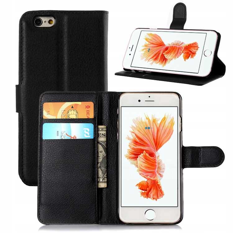 LITCHI iPhone 6/6S Plus czarny