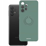 Spacecase Silicone Ring Galaxy A32 4G dark green