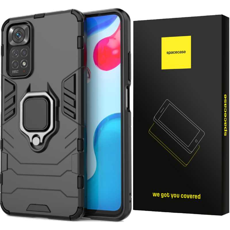 Spacecase X-Ring Redmi Note 11/11s czarny