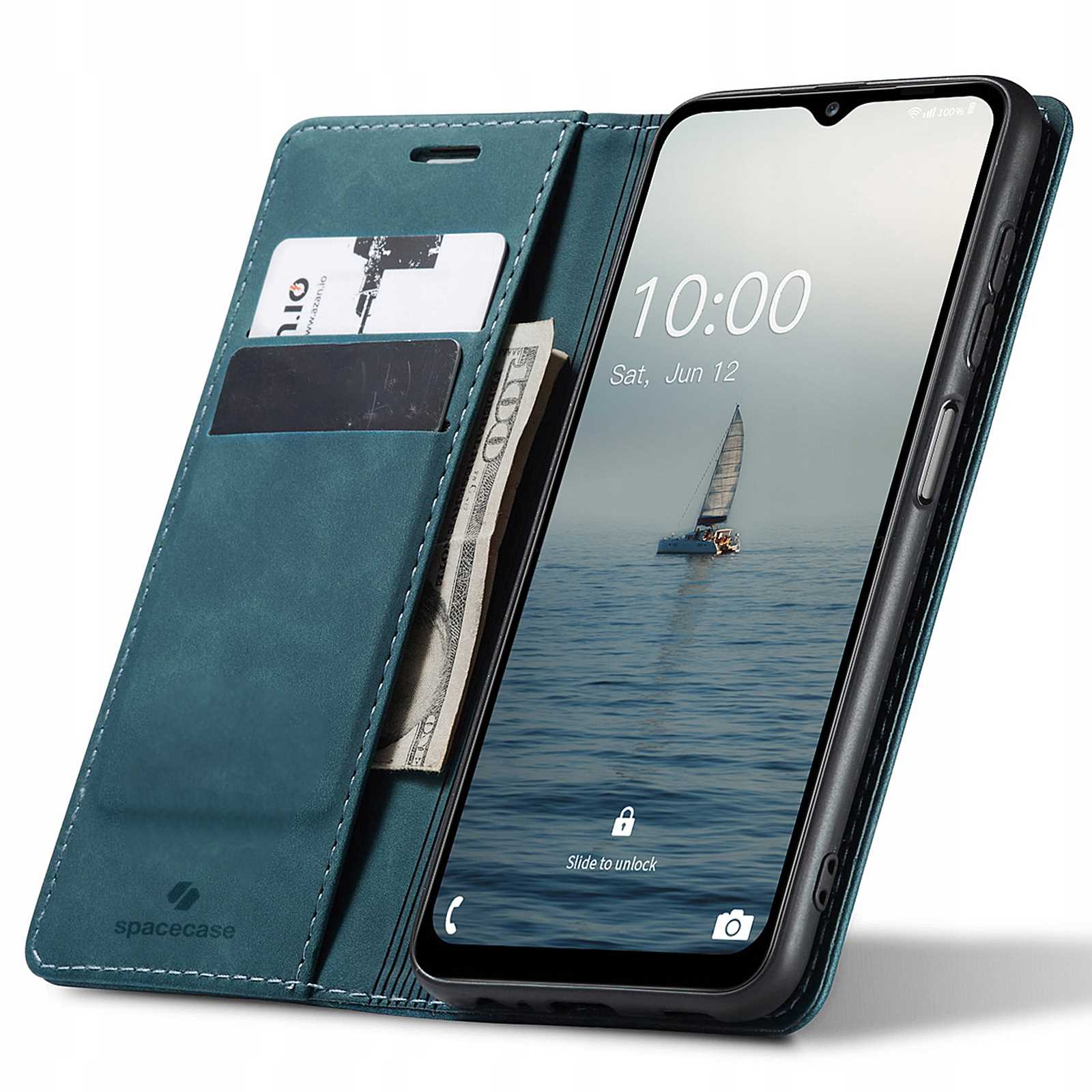 Spacecase Wallet Galaxy A14 5G blue