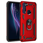 Spacecase Ring NX Motorola One Fusion+ czerwony
