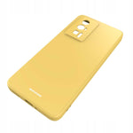 Spacecase Silicone Case Poco F5 Pro yellow