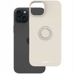 Spacecase Silicone Ring iPhone 15 Plus bone