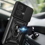 Spacecase Camring Motorola Edge 40 Neo black