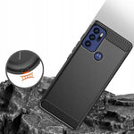 Spacecase Carbon Moto G60s czarny