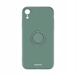 Spacecase Silicone Ring iPhone Xr dark green