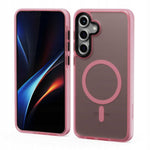 Spacecase Hybrid Fusion Mag Galaxy S25+ pink