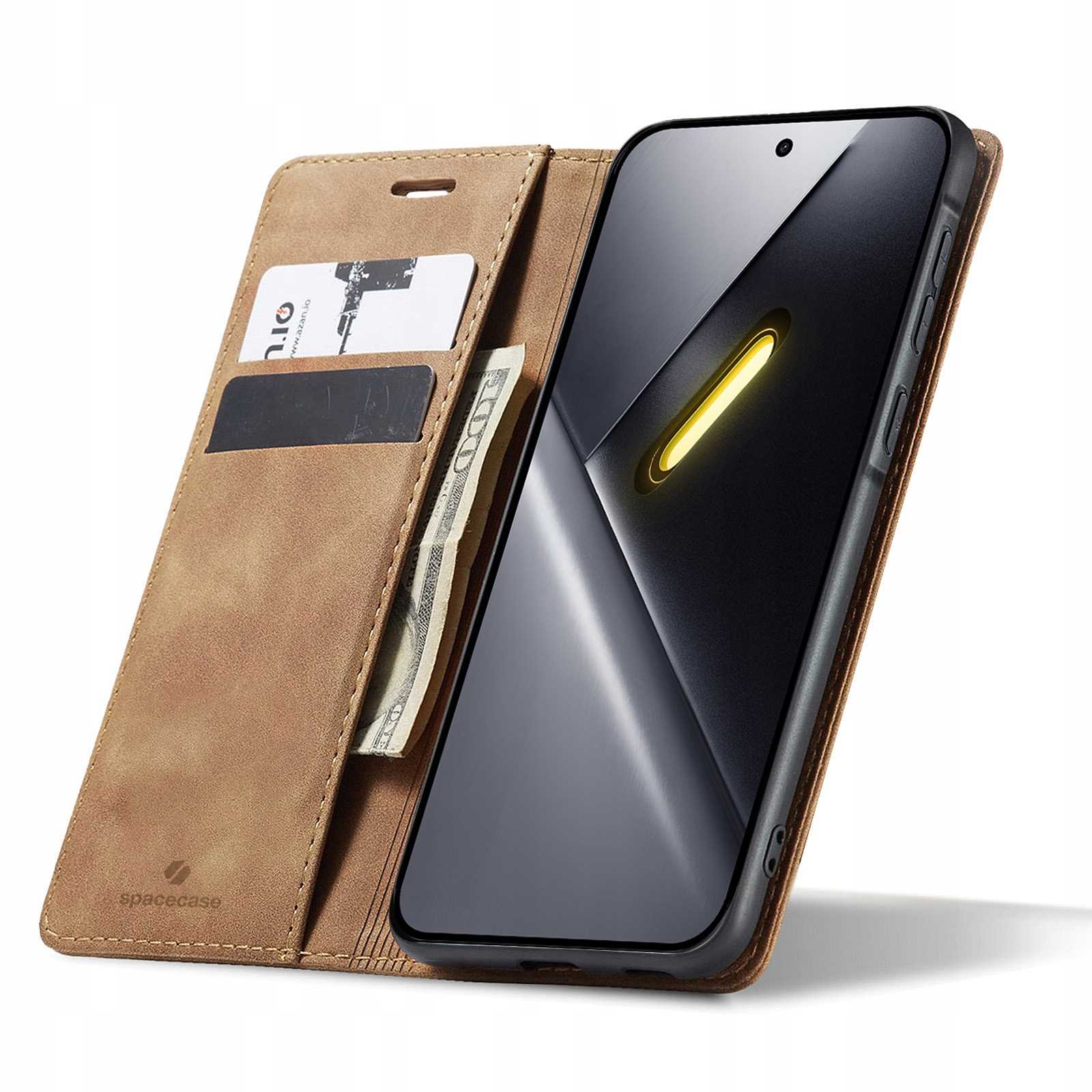 Spacecase Wallet Poco X8 Pro Max light brown