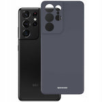 Spacecase Silicone Case Galaxy S21 Ultra black