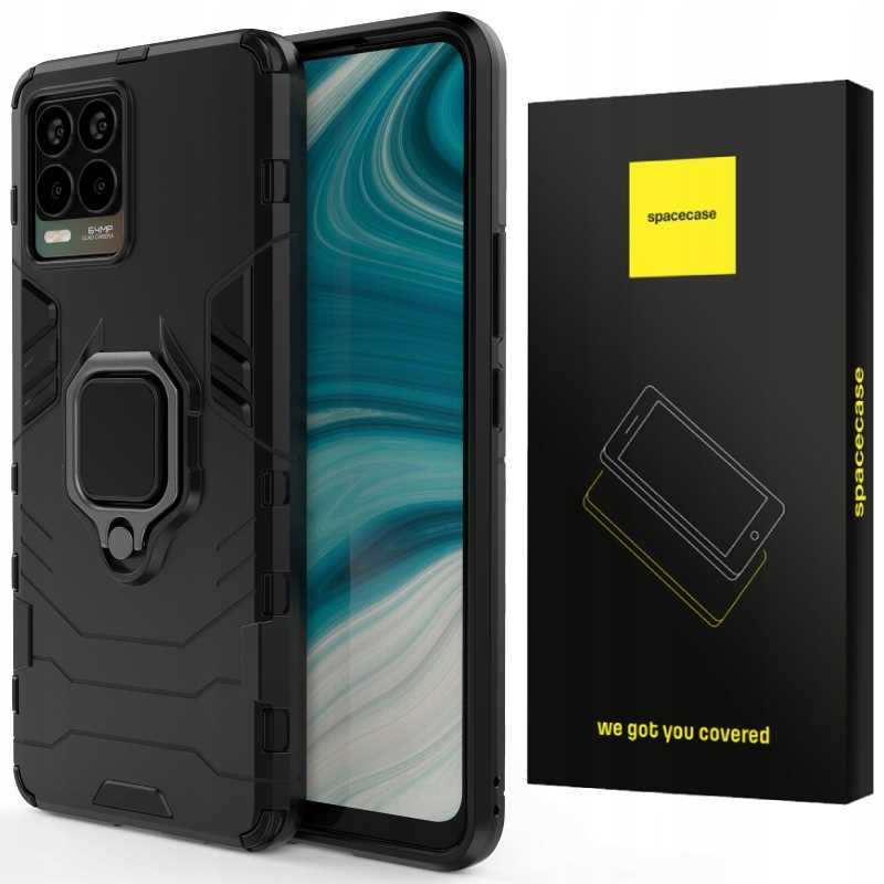 Spacecase X-Ring Realme 8/8 Pro czarny