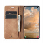 Spacecase Wallet Galaxy S10 light brown
