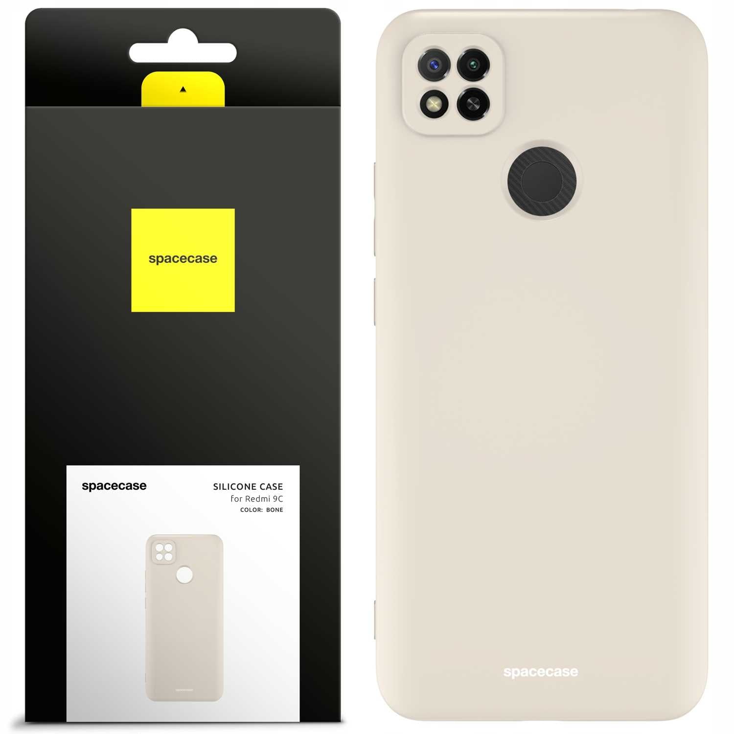 Spacecase Silicone Case Redmi 9C bone