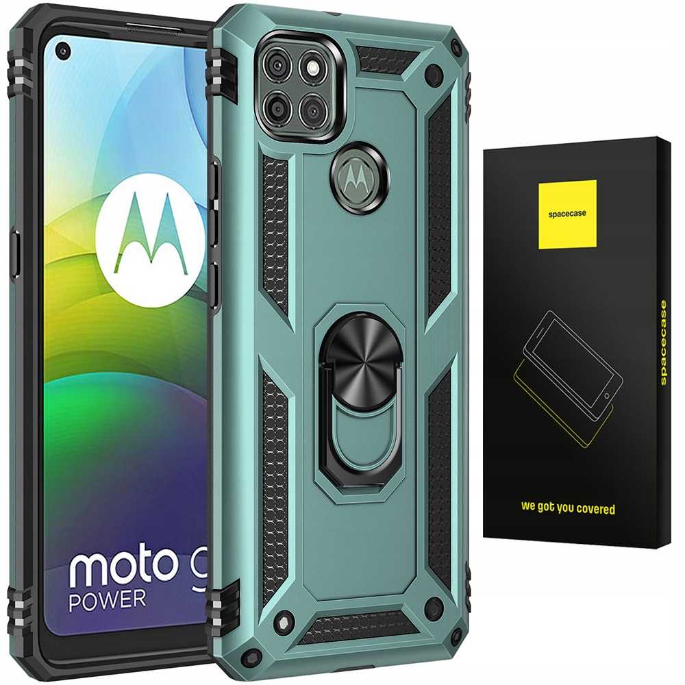 Spacecase Ring NX Motorola Moto G9 Power zielony