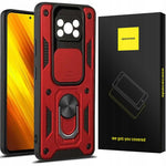 Spacecase Camring Poco X3 Pro red