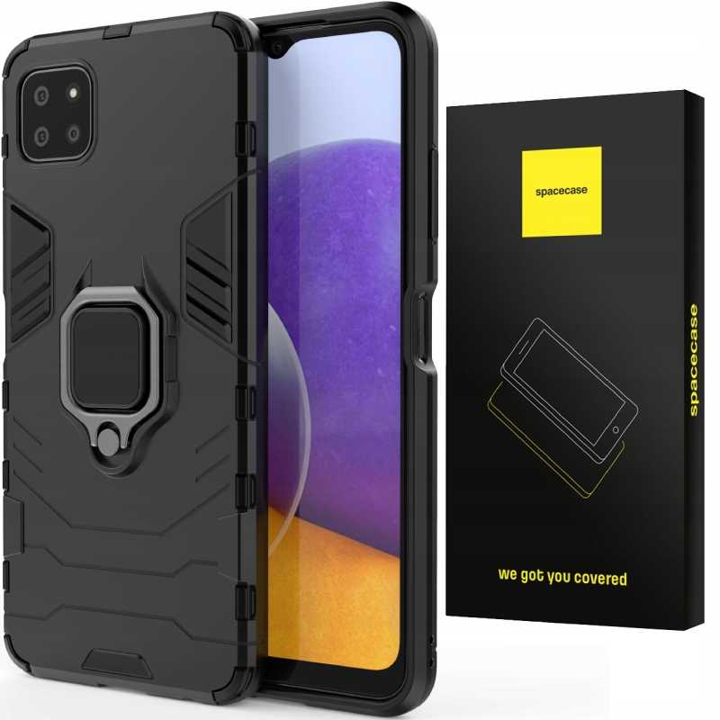 Spacecase X-Ring Galaxy A22 5G czarny