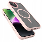 Spacecase Hybrid Mag iPhone 14 pink