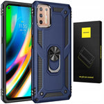 Spacecase Ring NX Motorola Moto G9 Plus niebieski