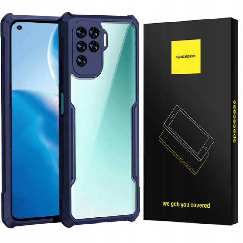 Spacecase Beetle Oppo Reno 5 Lite niebieski