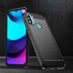 Spacecase Carbon Moto E20 / E40 czarny