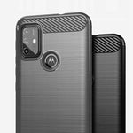 Spacecase Carbon Moto G10/G30 czarny
