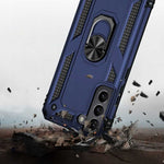 Spacecase Ring NX Galaxy S22 niebieski