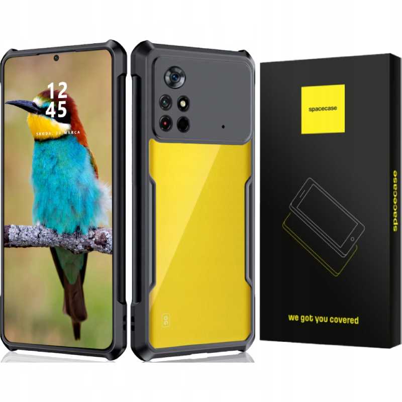 Spacecase Beetle Poco X4 Pro 5G czarny