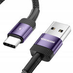 Spacecase USB-C Cable 1M 3A purple