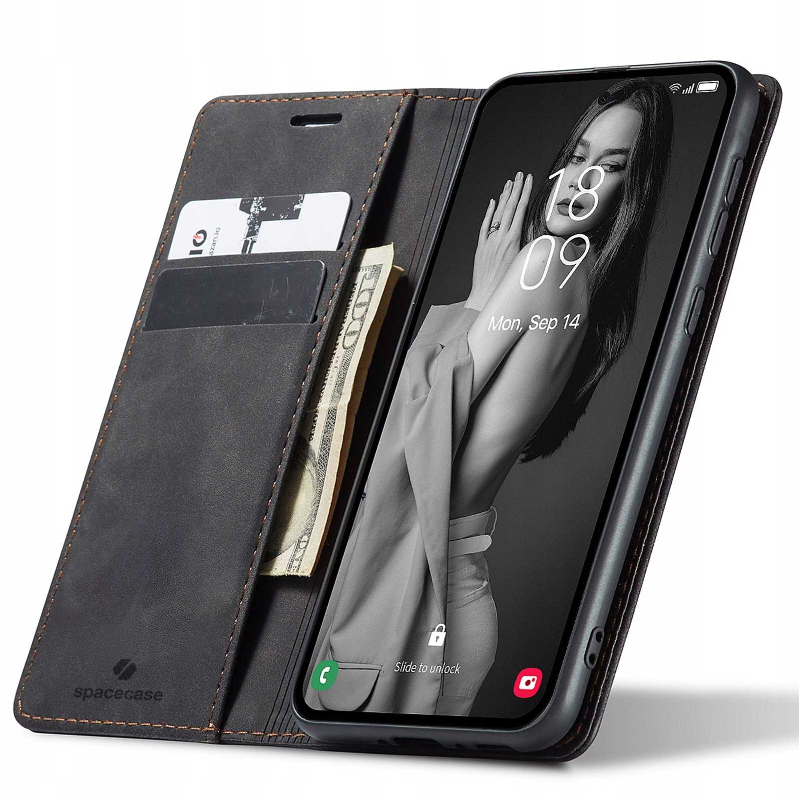 Spacecase Wallet Galaxy A32 5G black