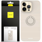 Spacecase Silicone Ring iPhone 14 Pro Max bone
