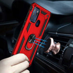 Spacecase Ring NX Moto G60s czerwony