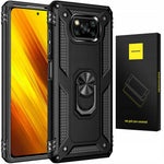 Spacecase Ring NX Poco X3 NFC/Pro czarny