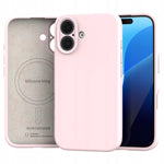 Spacecase Silicone Mag iPhone 16 baby pink