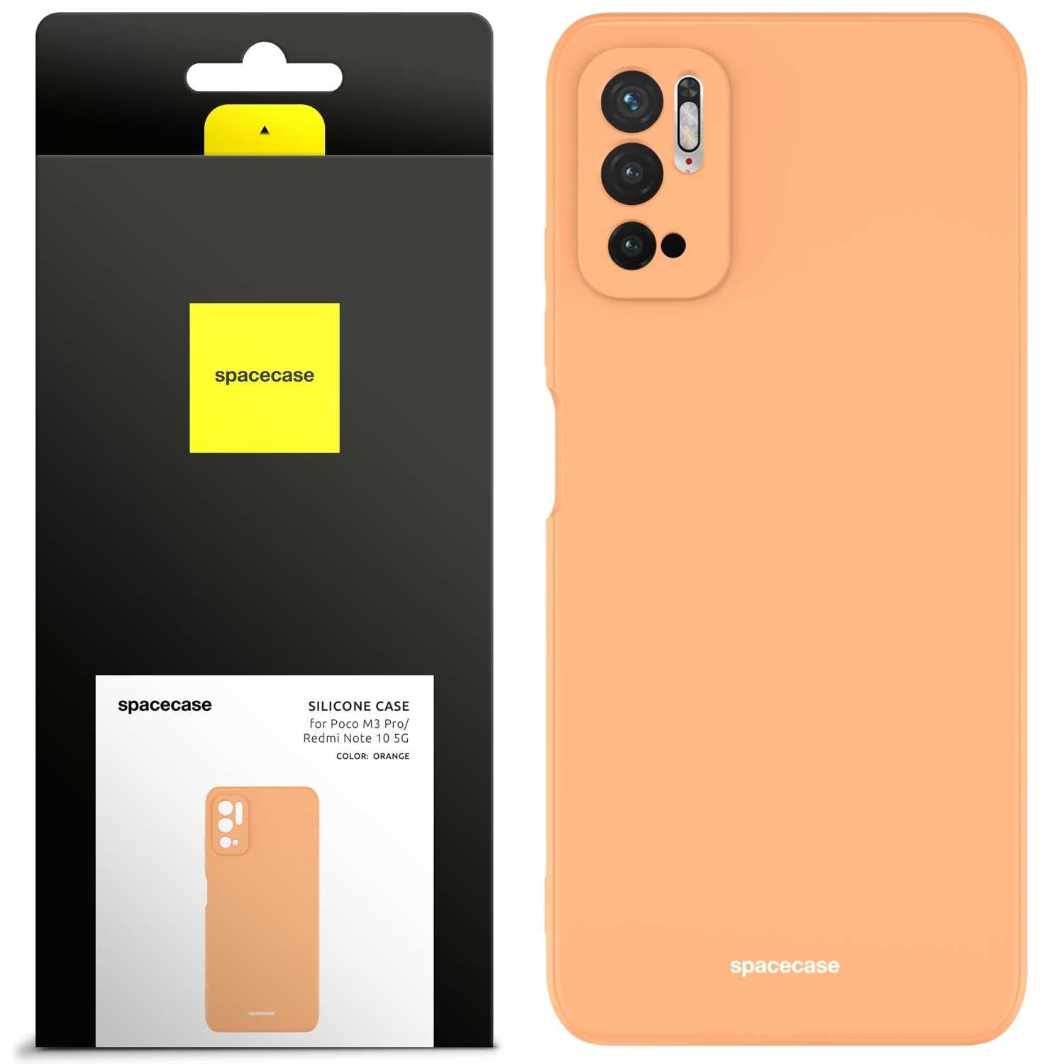 Spacecase Silicone Case Poco M3 Pro/Note 10 5G orange