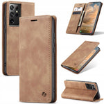 Spacecase Wallet Galaxy S21 Ultra light brown