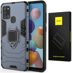 Spacecase X-Ring Galaxy A21s niebieski