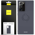 Spacecase Silicone Ring Galaxy Note 20 Ultra black