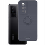 Spacecase Silicone Ring Poco F5 Pro black