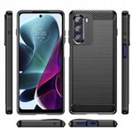 Spacecase Carbon Moto G200 5G czarny