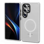 Spacecase Hybrid Fusion Mag Galaxy S25 Ultra white