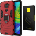 Spacecase X-Ring Redmi Note 9 czerwony