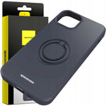 Spacecase Silicone Ring iPhone 13 Mini black