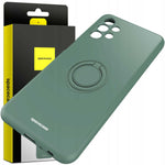 Spacecase Silicone Ring Galaxy A13 4G dark green