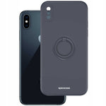 Spacecase Silicone Ring iPhone XS Max black