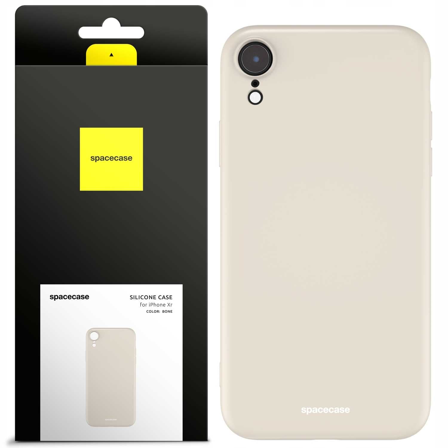 Spacecase Silicone Case iPhone Xr bone