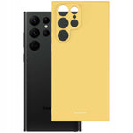 Spacecase Silicone Case Galaxy S22 Ultra yellow