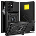 Spacecase Camring Galaxy S22 Ultra black
