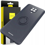 Spacecase Silicone Ring Redmi Note 9S/9 Pro black