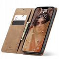 Spacecase Wallet iPhone 13 light brown